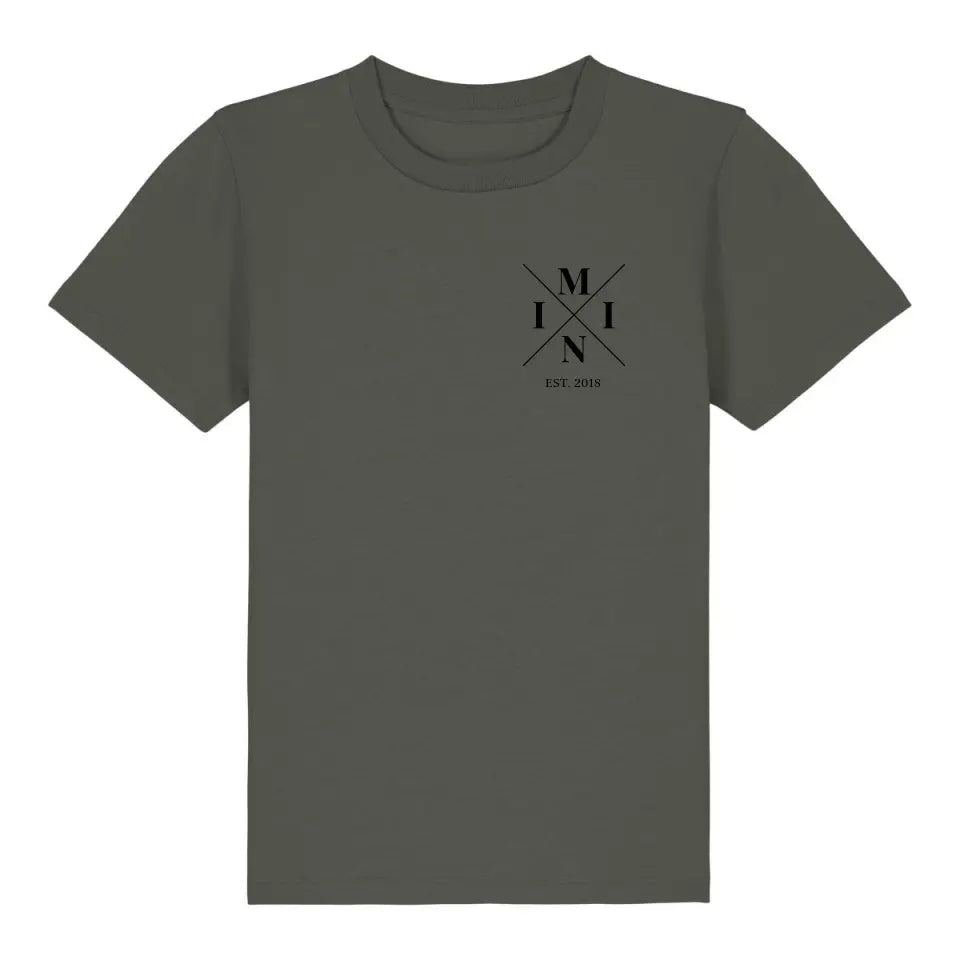 Mini Minimal - Bio Kinder Shirt *personalisierbar* Mini Creator Shirt 2.0 ST ST Khaki