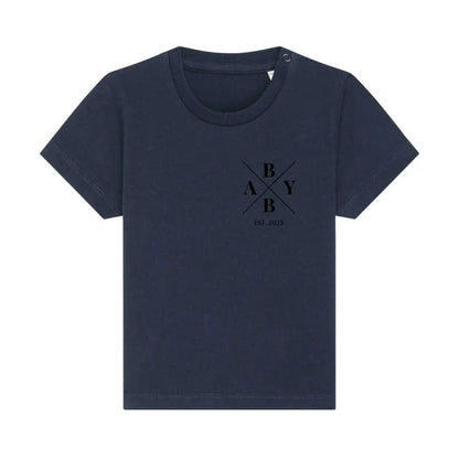 Baby Minimal - Bio Baby Shirt *personalisierbar* Baby Creator T-Shirt ST ST NEU French-Navy