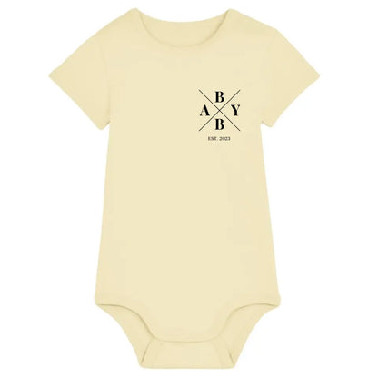 Baby Minimal - Bio Baby Body *personalisierbar* Baby Body ST ST Butter
