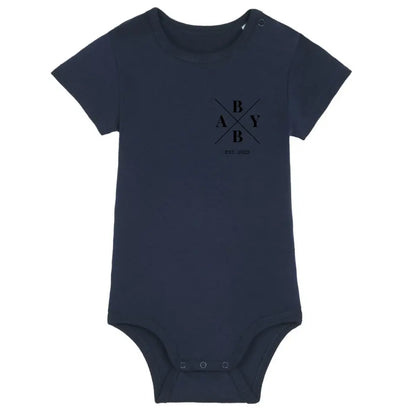 Baby Minimal - Bio Baby Body *personalisierbar* Baby Body ST ST French-Navy