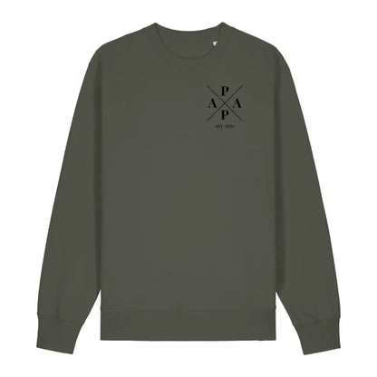 Papa Minimal - Bio Unisex Sweatshirt *personalisierbar*