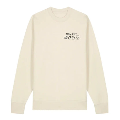 Mom Life Symbole - Bio Unisex Sweatshirt *personalisierbar* Changer Sweatshirt 2.0 ST ST Natural-Raw
