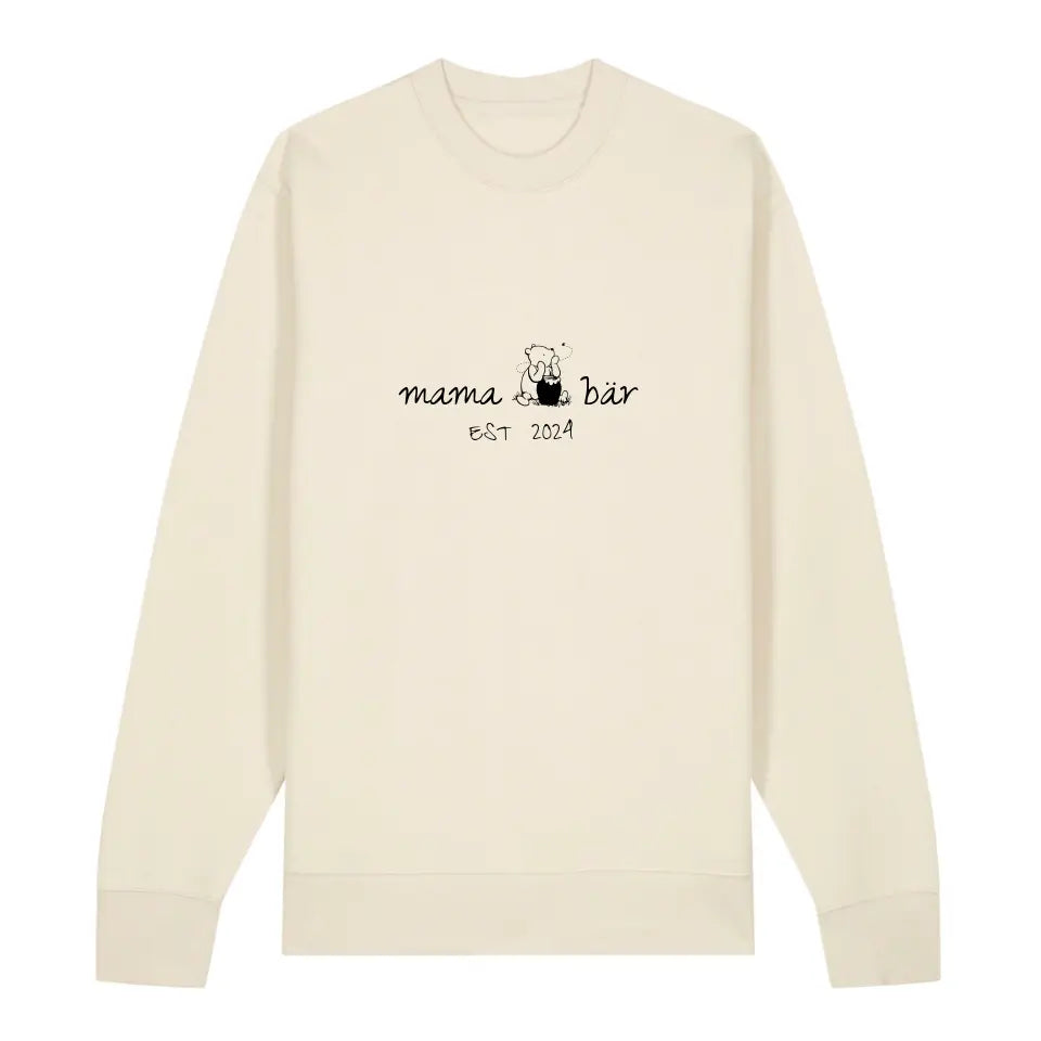 Mama Pu-Bär - Bio Unisex Sweatshirt *personalisierbar*