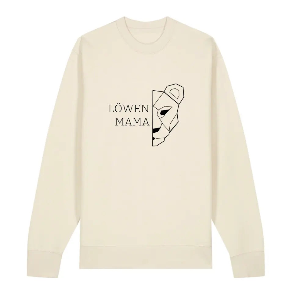 Löwen Mama - Bio Unisex Sweatshirt *personalisierbar (ohne Namen)*