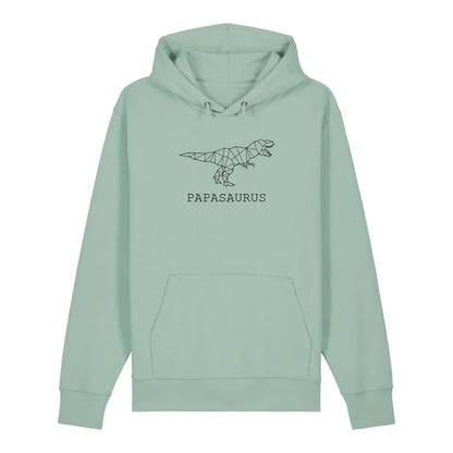 Papasaurus - Bio Unisex Hoodie *personalisierbar (ohne Namen)*