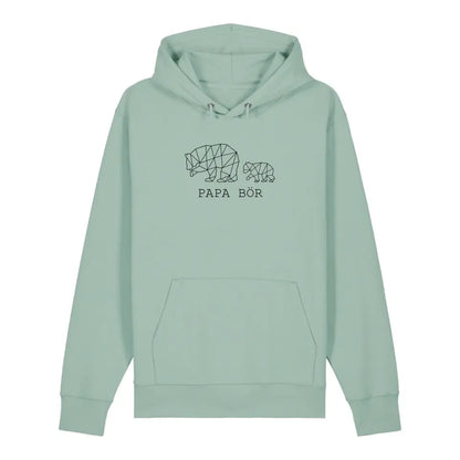 Papa Bör - Bio Unisex Hoodie *personalisierbar (1-4 Kinder ohne Namen)*