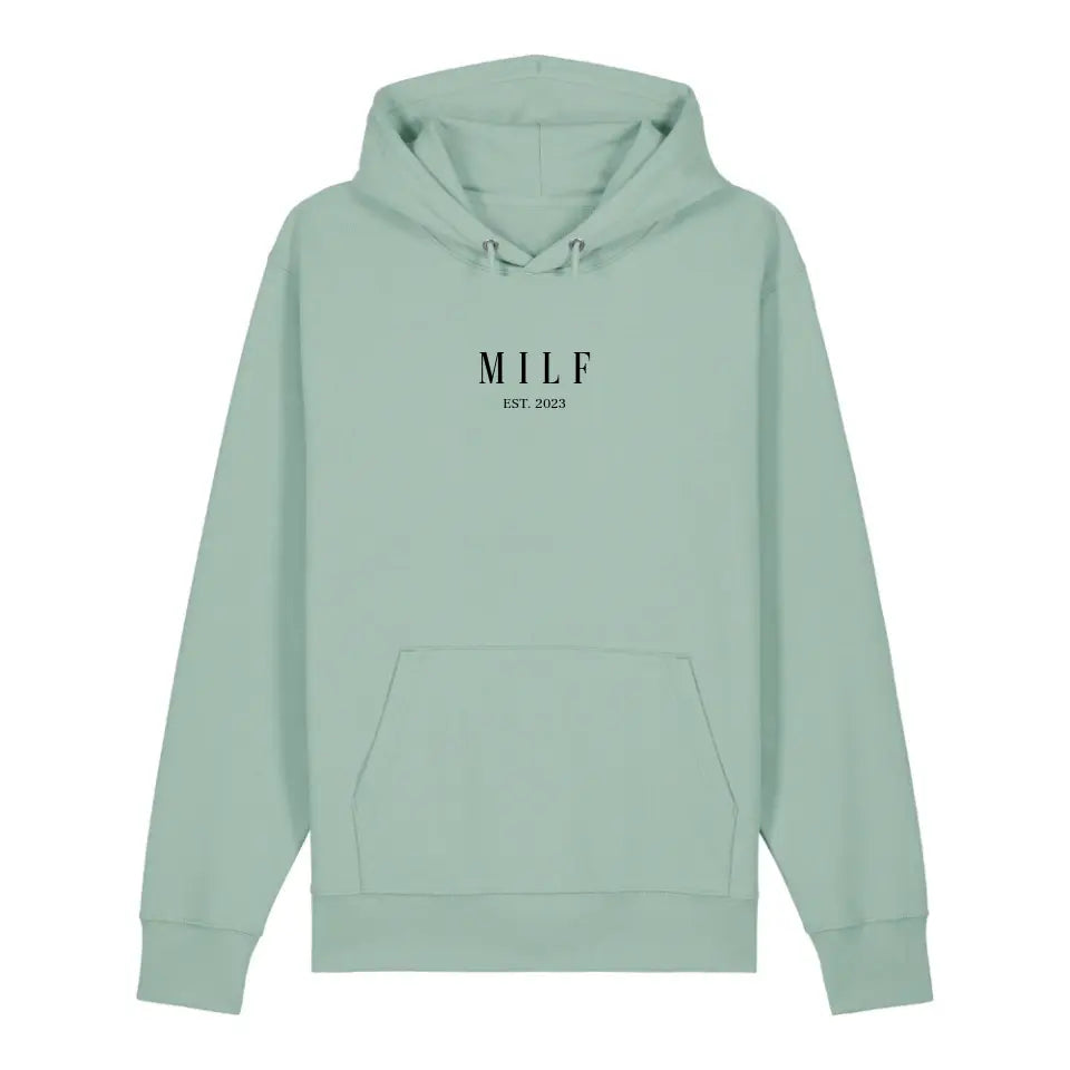 MILF - Bio Unisex Hoodie *personalisierbar*