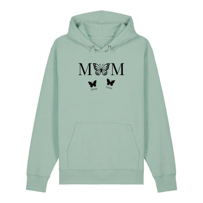 Mom Butterfly - Bio Unisex Hoodie *personalisierbar*