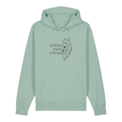 Löwen Papa - Bio Unisex Hoodie *personalisierbar (mit Namen)*