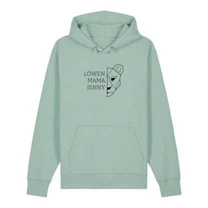 Löwen Mama - Bio Unisex Hoodie *personalisierbar (mit Namen)*