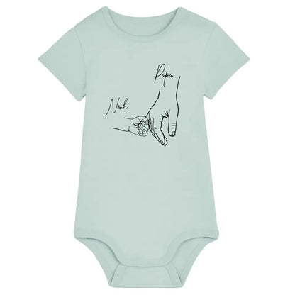 Hold my hand Dad - Bio Baby Body *personalisierbar*