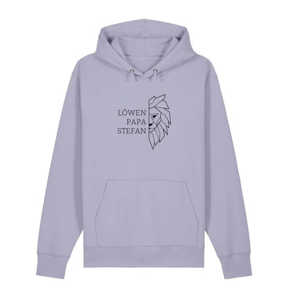 Löwen Papa - Bio Unisex Hoodie *personalisierbar (mit Namen)*