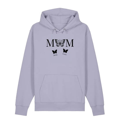 Mom Butterfly - Bio Unisex Hoodie *personalisierbar*