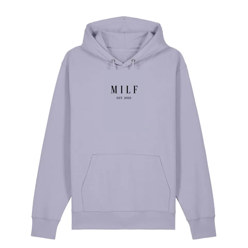 MILF - Bio Unisex Hoodie *personalisierbar*