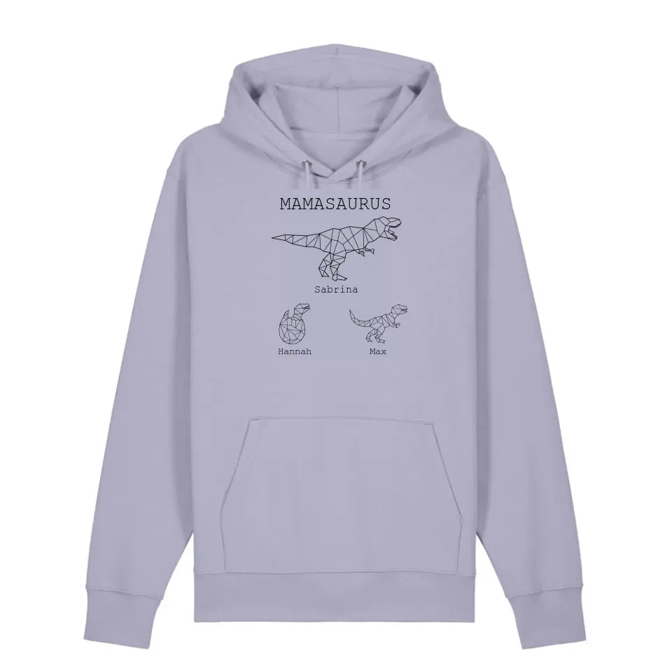 Mamasaurus - Bio Unisex Hoodie *personalisierbar (mit Namen)*