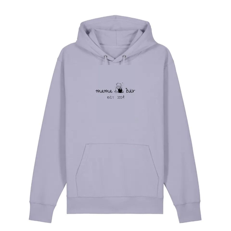 Mama Pu-Bär - Bio Unisex Hoodie *personalisierbar*