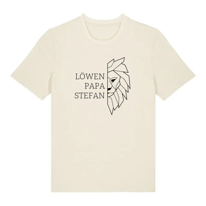 Löwen Papa - Bio Herren Shirt *personalisierbar (mit Namen)*