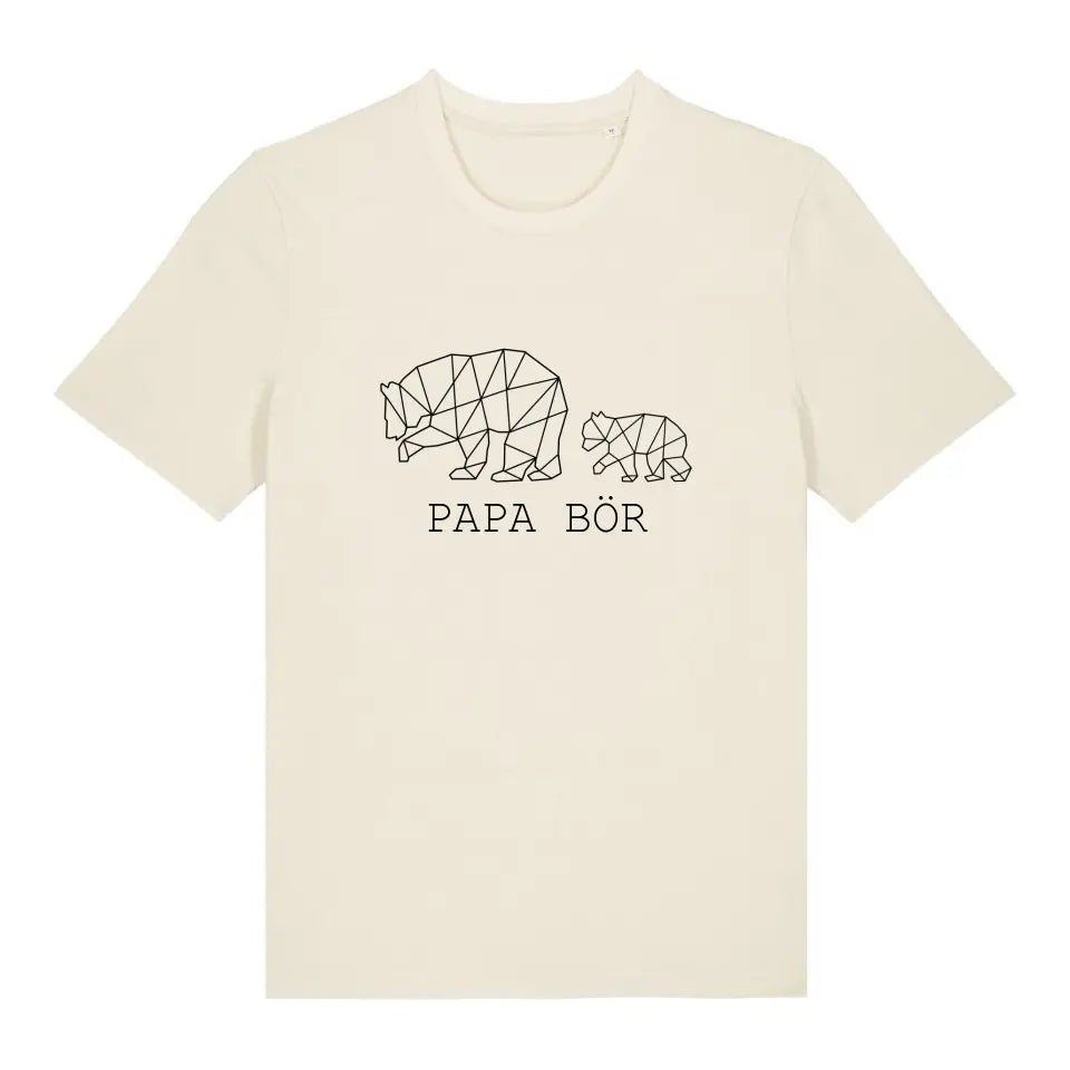 Papa Bör - Bio Herren Shirt *personalisierbar (1-4 Kinder ohne Namen)*