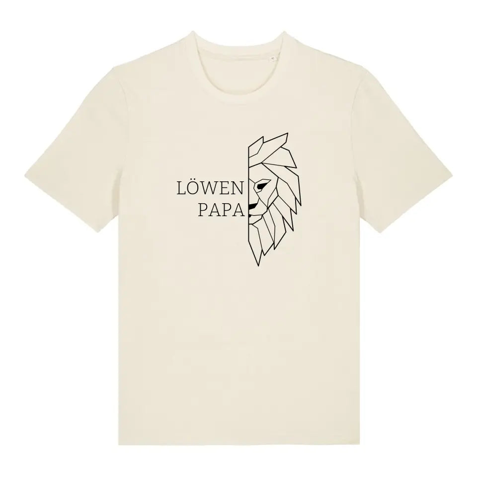 Löwen Papa - Bio Herren Shirt *personalisierbar (ohne Namen)*