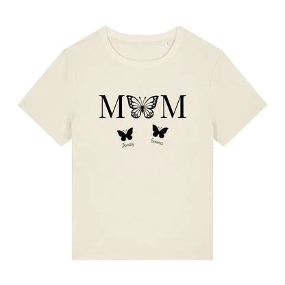 Mom Butterfly - Bio Damen Shirt *personalisierbar*