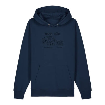 Mama Bär - Bio Unisex Hoodie *personalisierbar (1-4 Kinder mit Namen)*