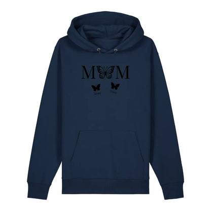 Mom Butterfly - Bio Unisex Hoodie *personalisierbar*