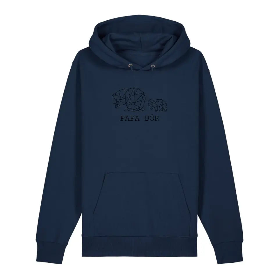 Papa Bör - Bio Unisex Hoodie *personalisierbar (1-4 Kinder ohne Namen)*