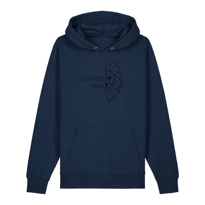 Löwen Papa - Bio Unisex Hoodie *personalisierbar (ohne Namen)*