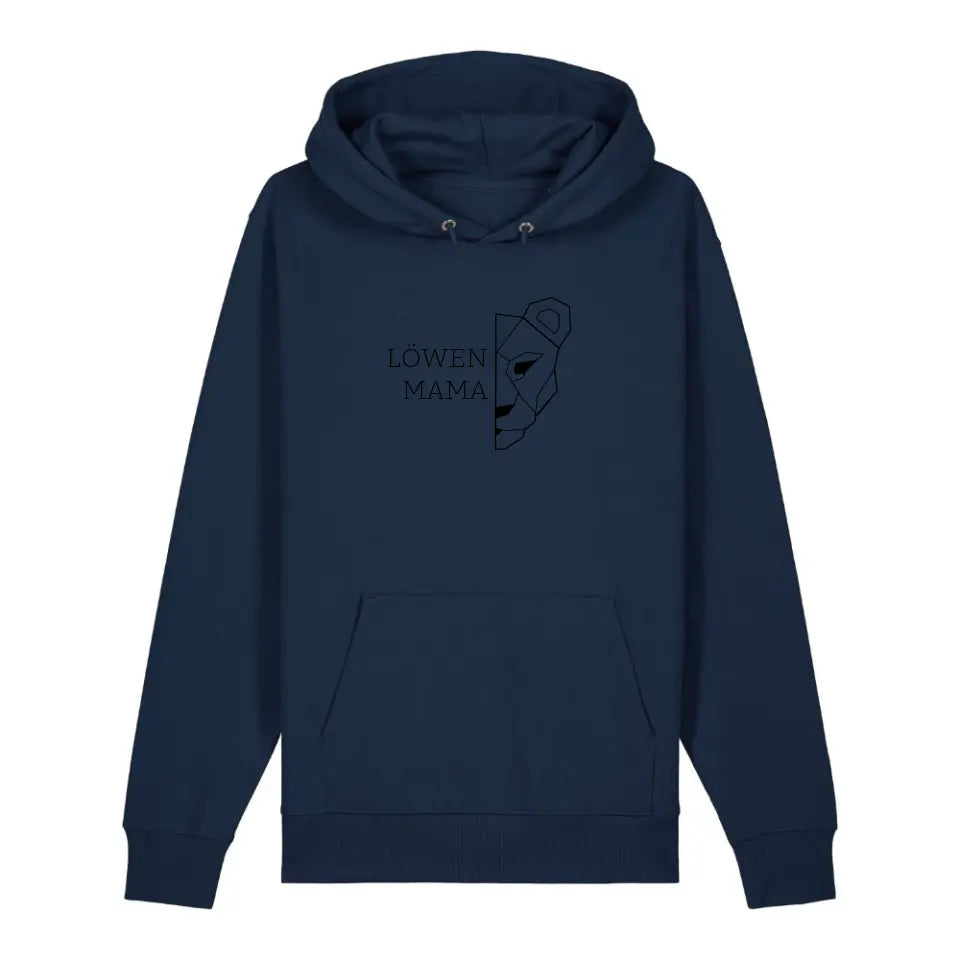 Löwen Mama - Bio Unisex Hoodie *personalisierbar (ohne Namen)*