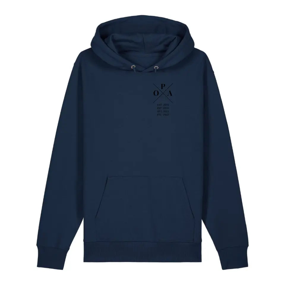 Opa Minimal - Bio Unisex Hoodie *personalisierbar*