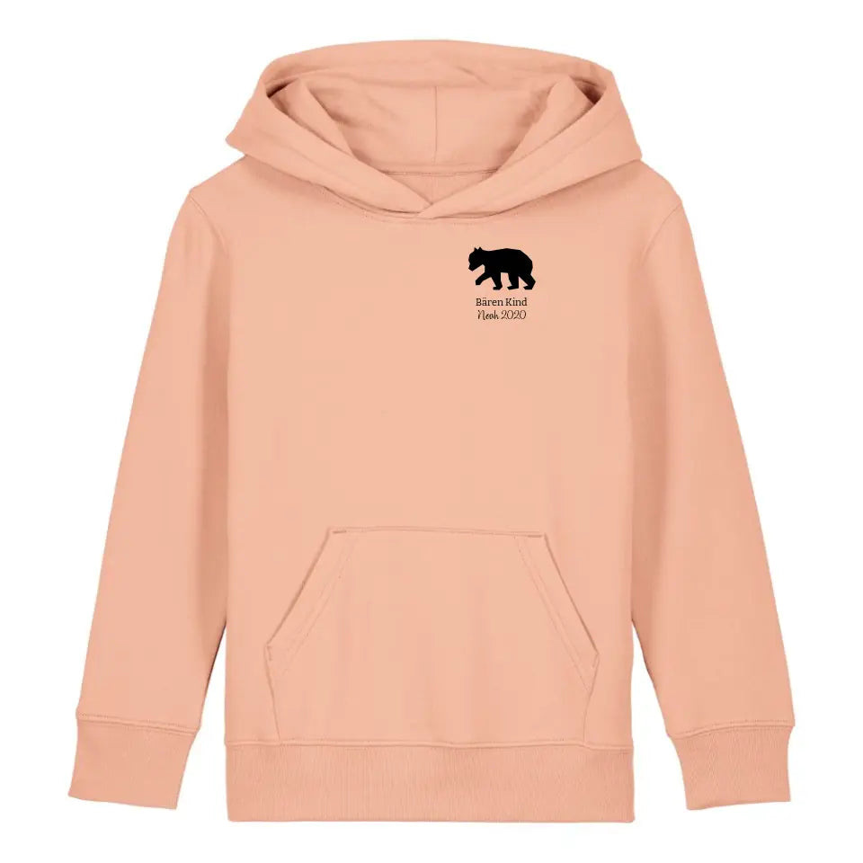 Bären Kind klein - Bio Kinder Hoodie *personalisierbar*