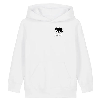 Bären Kind klein - Bio Kinder Hoodie *personalisierbar*