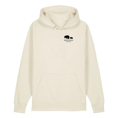 Bären Mama klein - Bio Unisex Hoodie *personalisierbar*