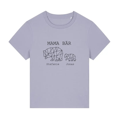 Mama Bär - Bio Damen Shirt *personalisierbar (1-4 Kinder mit Namen)*