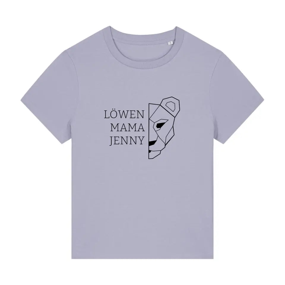 Löwen Mama - Bio Damen Shirt *personalisierbar (mit Namen)*