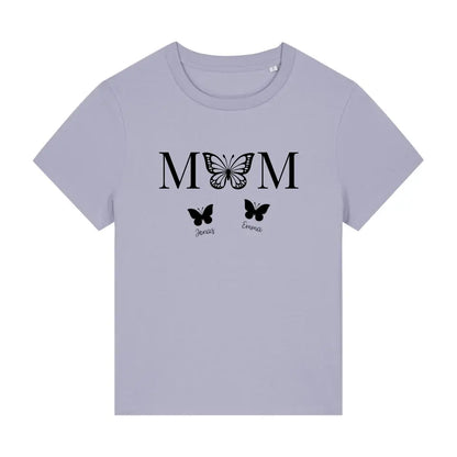 Mom Butterfly - Bio Damen Shirt *personalisierbar*