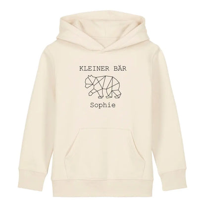 Kleiner Bär - Bio Kinder Hoodie *personalisierbar (mit Namen)*