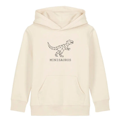 Minisaurus - Bio Kinder Hoodie *personalisierbar (ohne Namen)*