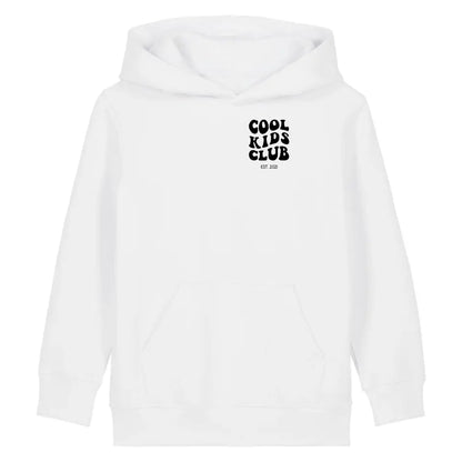 Cool Kids Club - Bio Kinder Hoodie *personalisierbar* Mini Cruiser Hoodie 2.0 ST ST White