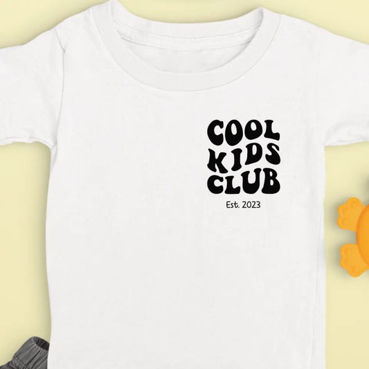 Cool Kids Club - Bio Baby Shirt *personalisierbar*