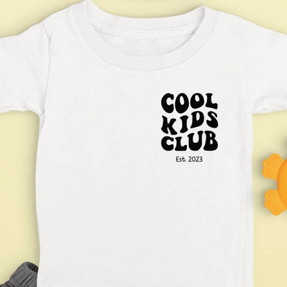 Cool Kids Club - Bio Baby Shirt *personalisierbar*