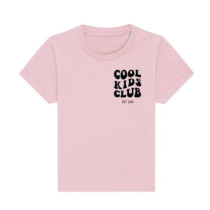 Cool Kids Club - Bio Baby Shirt *personalisierbar* Baby Creator T-Shirt ST ST NEU Cotton-Pink