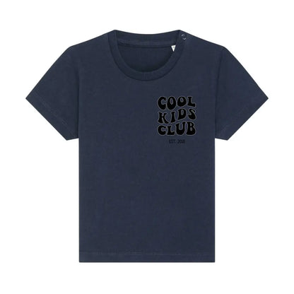 Cool Kids Club - Bio Baby Shirt *personalisierbar* Baby Creator T-Shirt ST ST NEU French-Navy