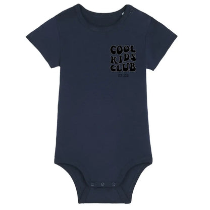 Cool Kids Club - Bio Baby Body *personalisierbar* Baby Body ST ST French-Navy