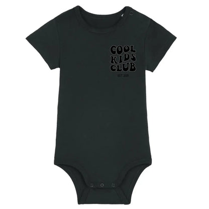 Cool Kids Club - Bio Baby Body *personalisierbar* Baby Body ST ST Black