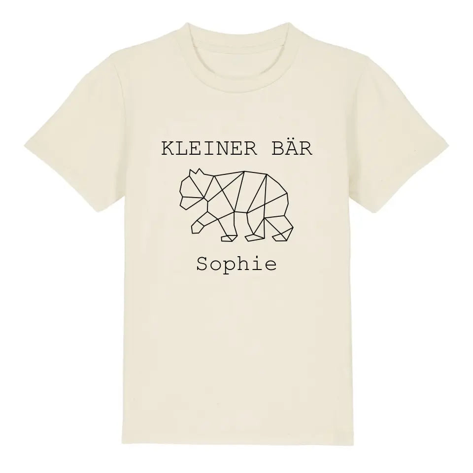 Kleiner Bär - Bio Kinder Shirt *personalisierbar (mit Namen)*