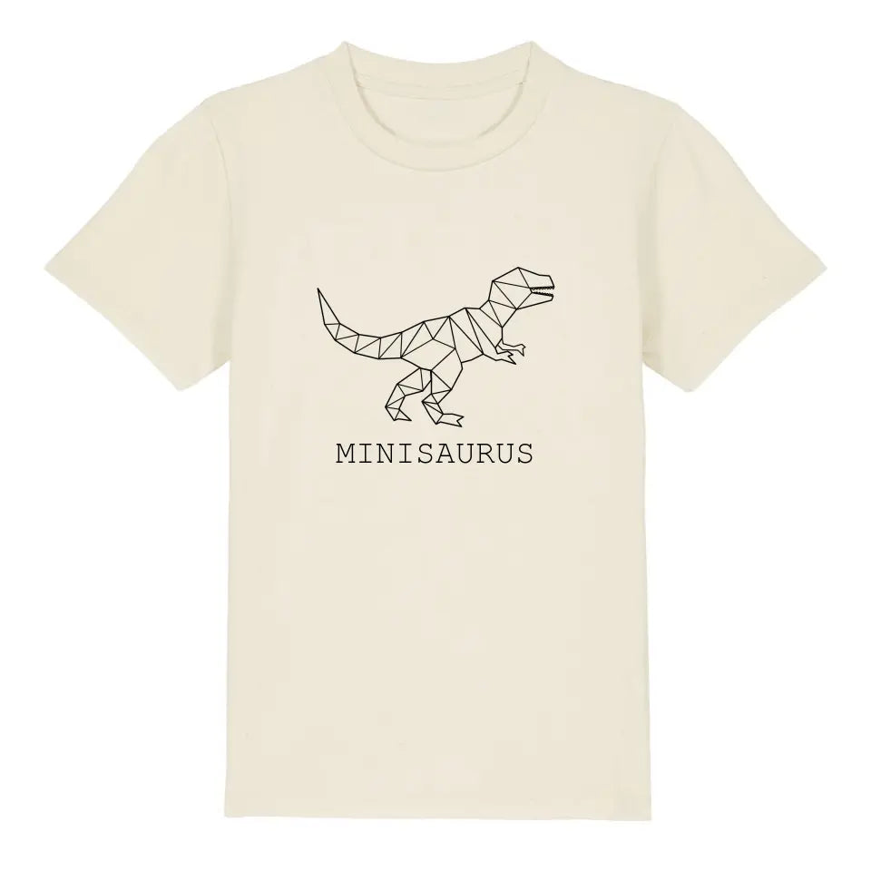 Minisaurus - Bio Kinder Shirt *personalisierbar (ohne Namen)*