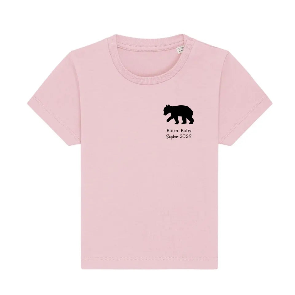 Bären Baby klein - Bio Baby Shirt *personalisierbar*