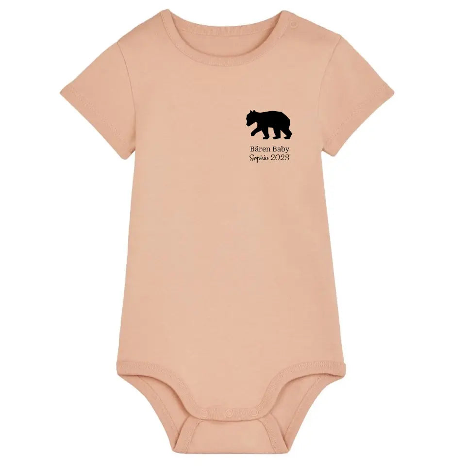 Bären Baby klein - Bio Baby Body *personalisierbar*