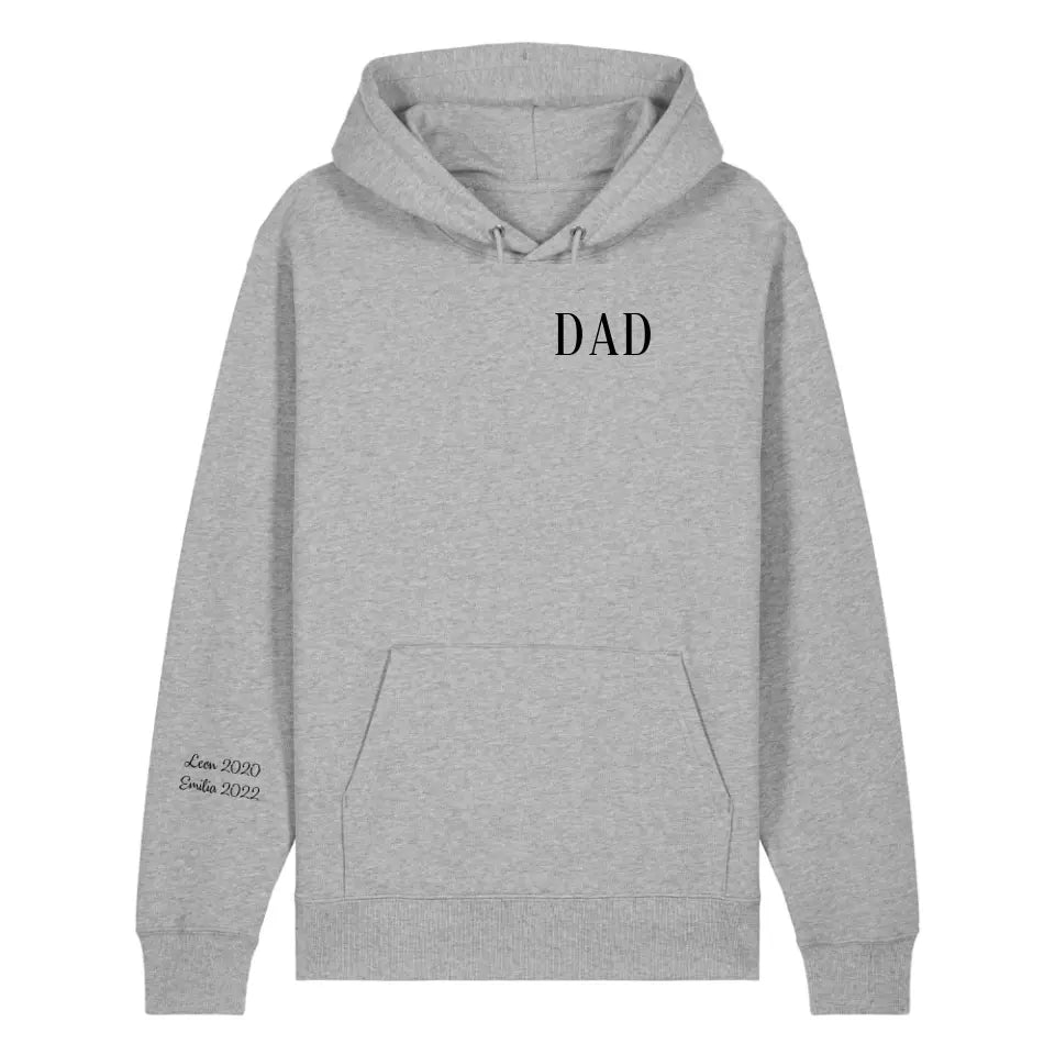 DAD/MOM - Bio Unisex Hoodie *personalisierbar*